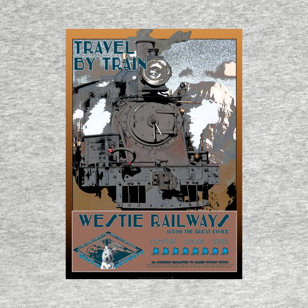 Retro Steam Rail Travel_05 by seadogprints